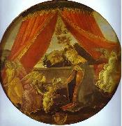 Sandro Botticelli Madonna de Padiglionel Sweden oil painting artist